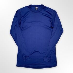 Patagonia Capilene Base Layer Shirt Mens M Blue Long Sleeve Performance